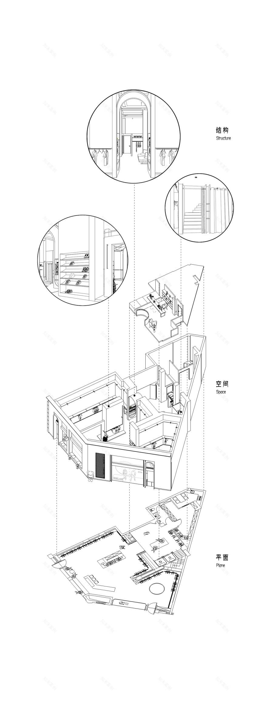 NOVO 服装店丨目后空间设计-51
