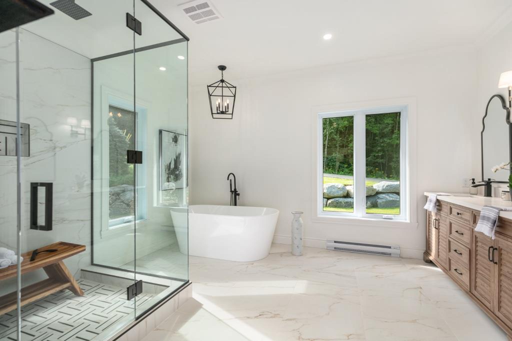 LacBrome地区农舍风格新住宅丨加拿大魁北克丨Joli Joli Design-25