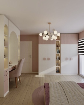 Teen Bedroom — Soft Minimal Elegance