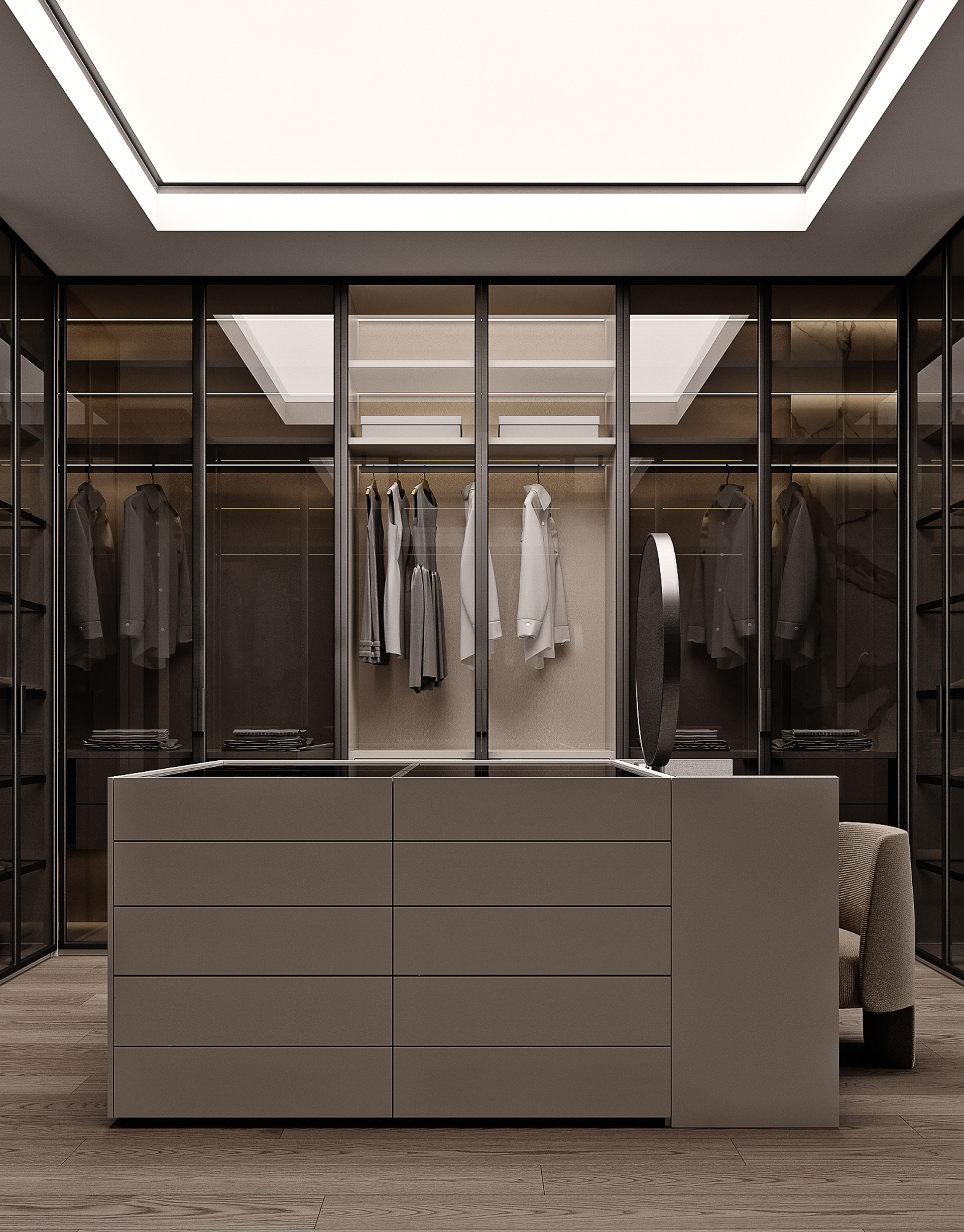 Modern minimalism family residence-63