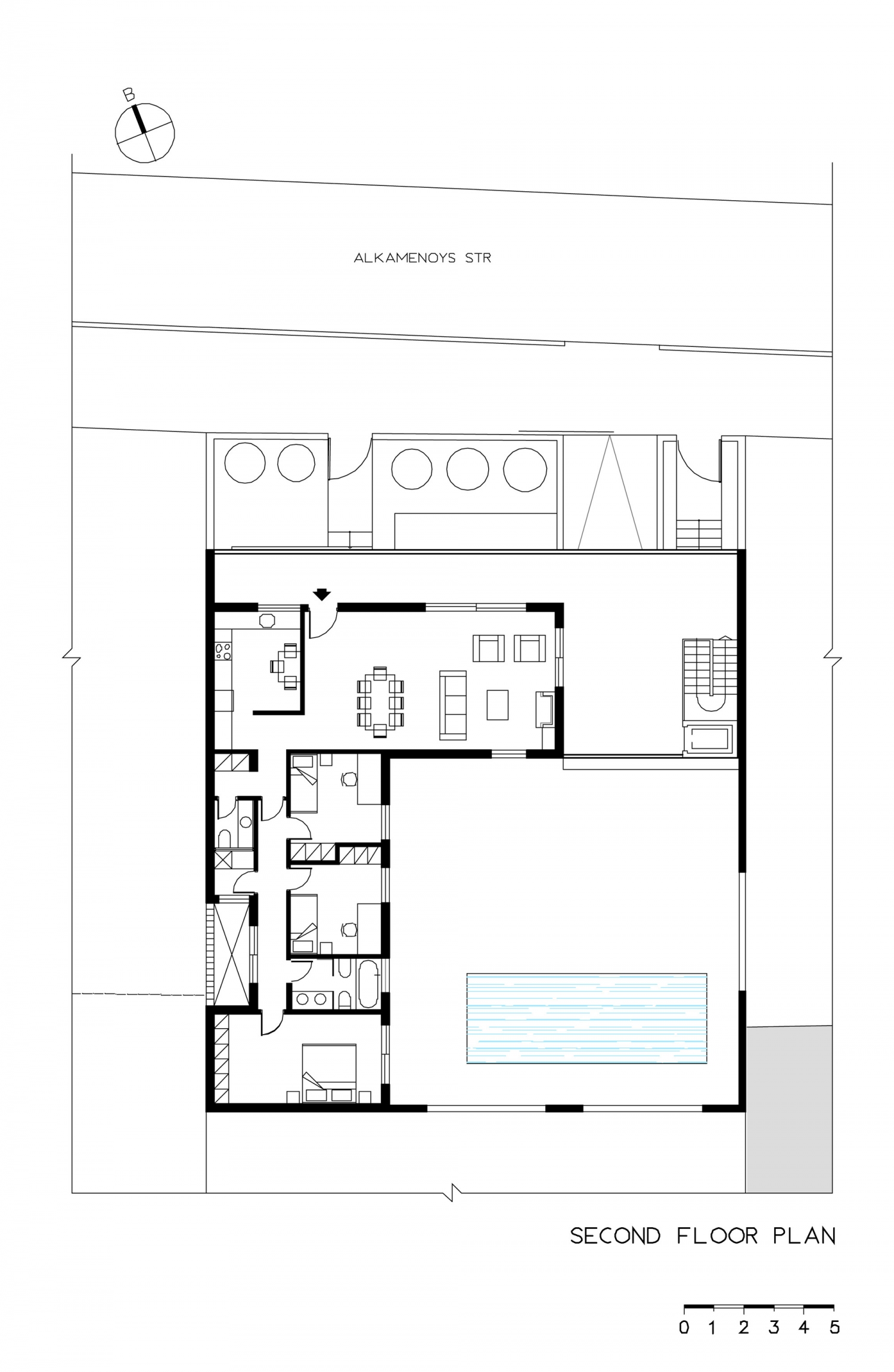 雅典 Chalandri 住宅 | 户外生活与混凝土美学-33