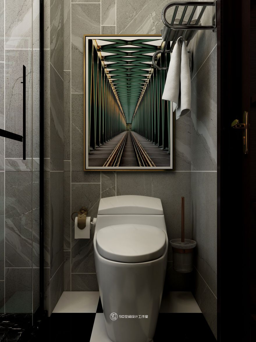 修炼爱情 · 轻奢 90 平方 2 房 2 厅 1 卫设计-76