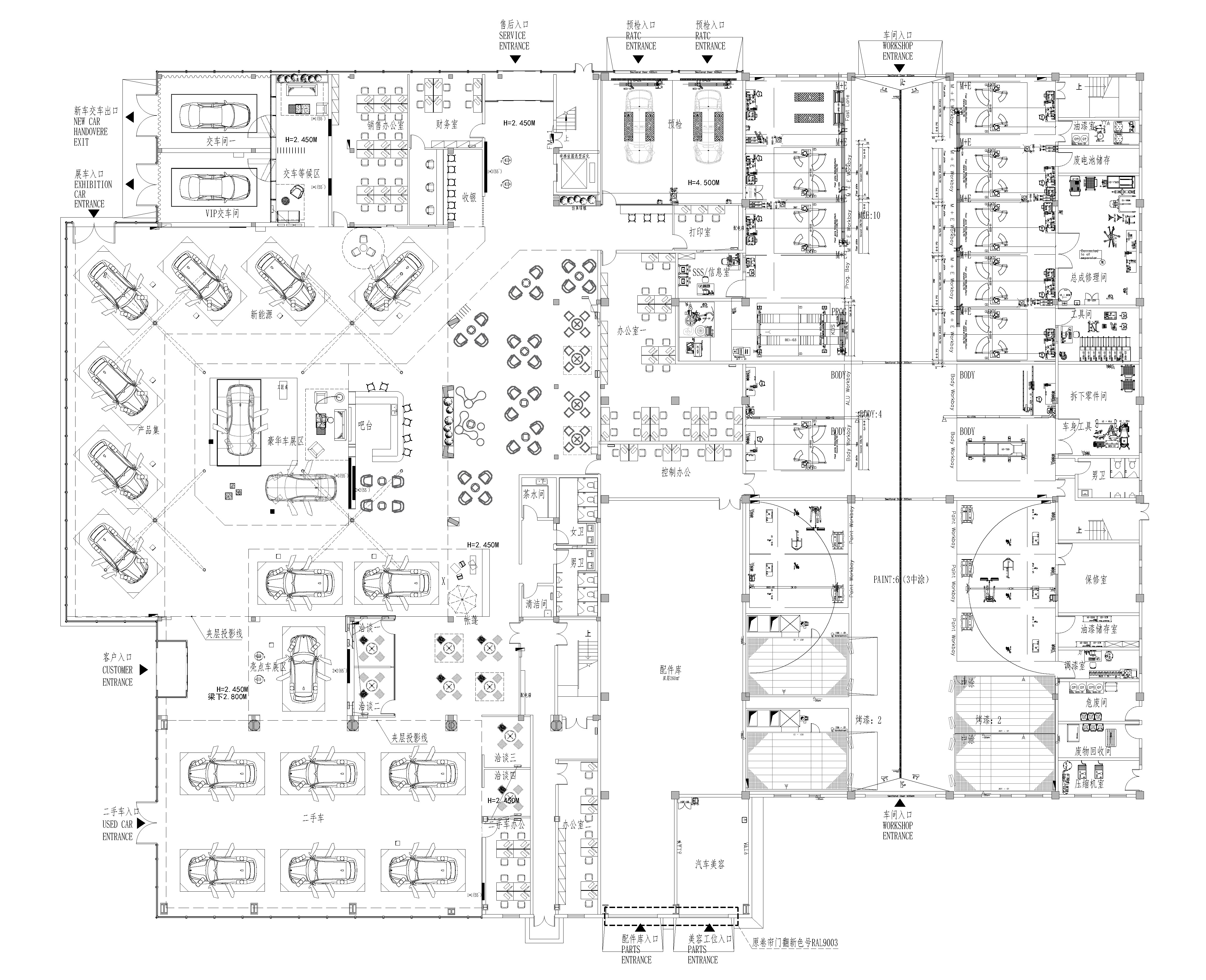 天津华宝行 4S 店室内设计丨中国天津丨北京德华艺嘉建筑咨询有限公司-6