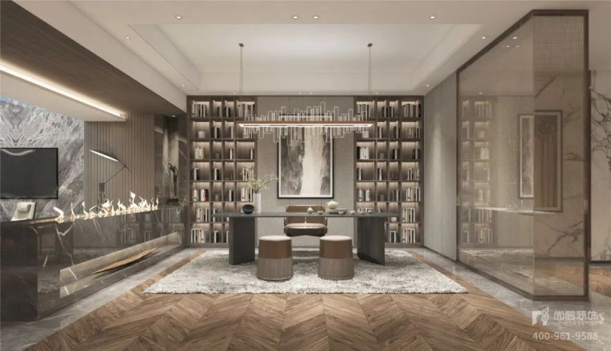 上海乔爱别墅 | 现代简约风,家的艺术表达-25