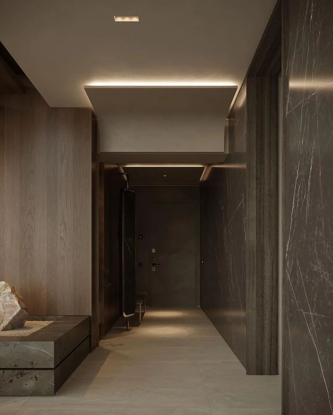 BISCAYNE BLVD 顶层复式极简主义设计丨ArtPartner Architects-30