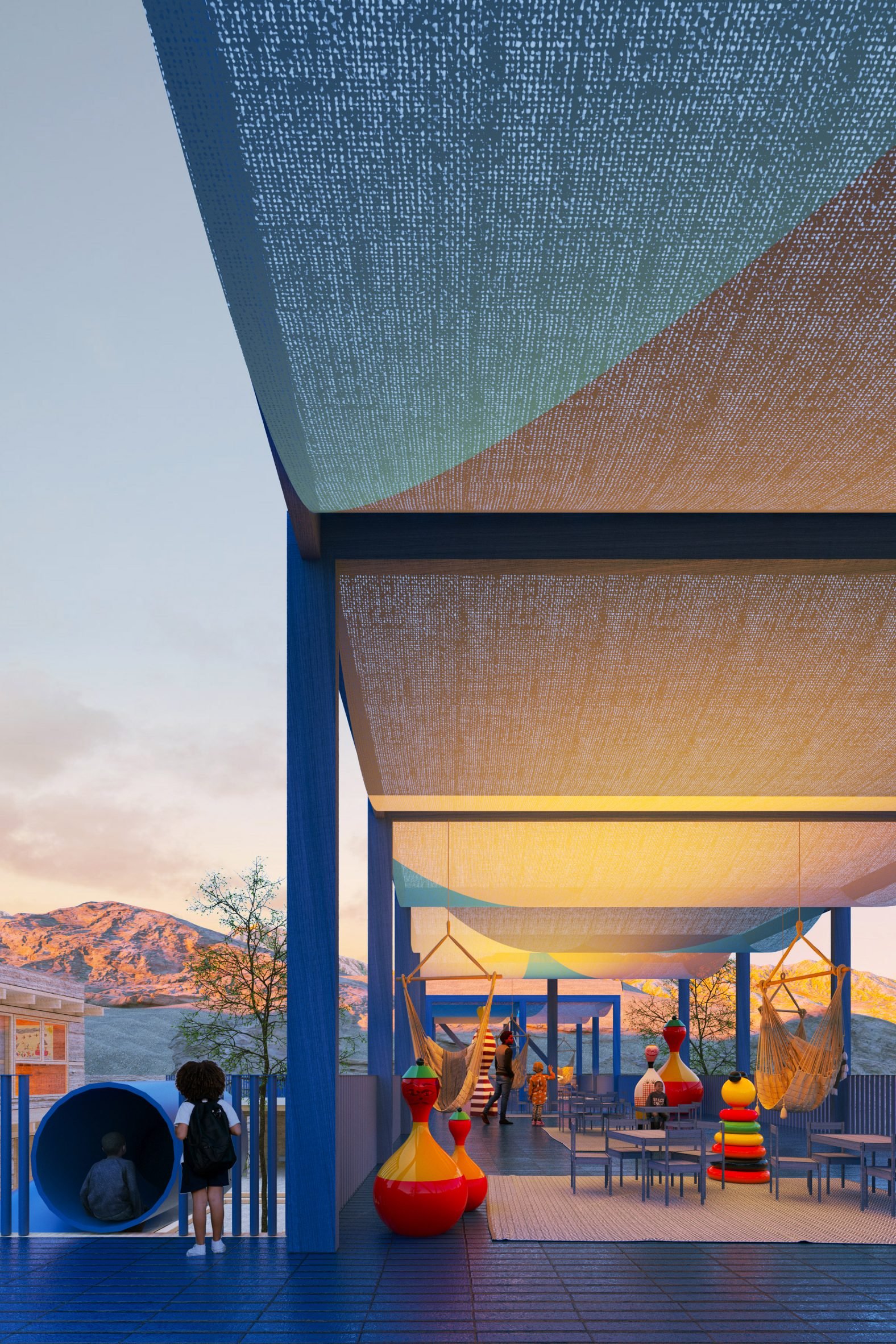 印度北部文化敏感型学前教育学校丨Chybik + Kristof-9