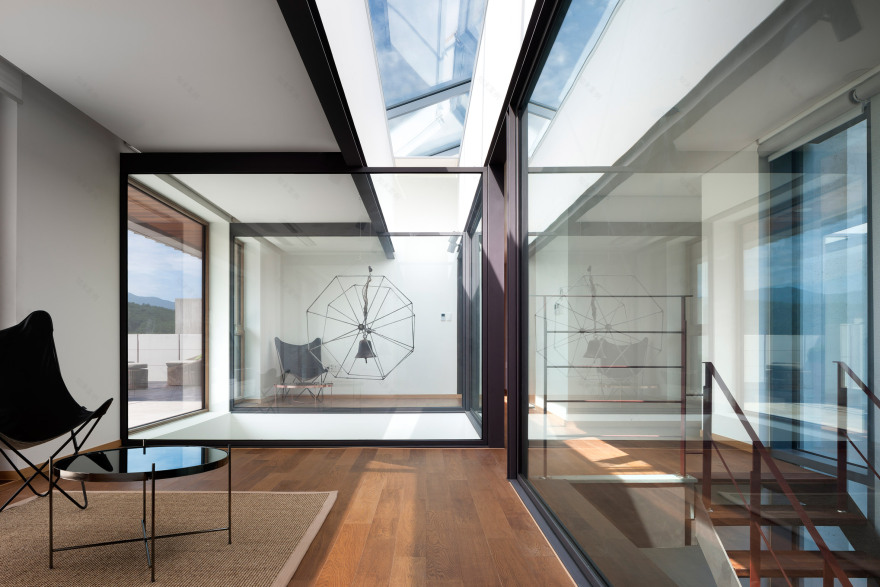 Ridged ribbons of concrete wrap house in South Korea by ODE Architects-18