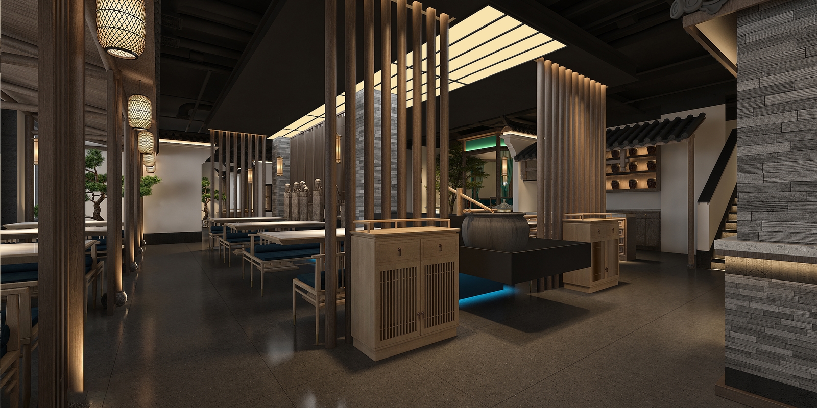 志合中餐厅设计丨中国固原丨贵阳餐厅设计公司-8