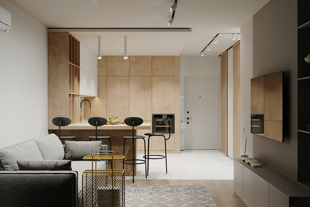 65㎡小空间公寓设计-6