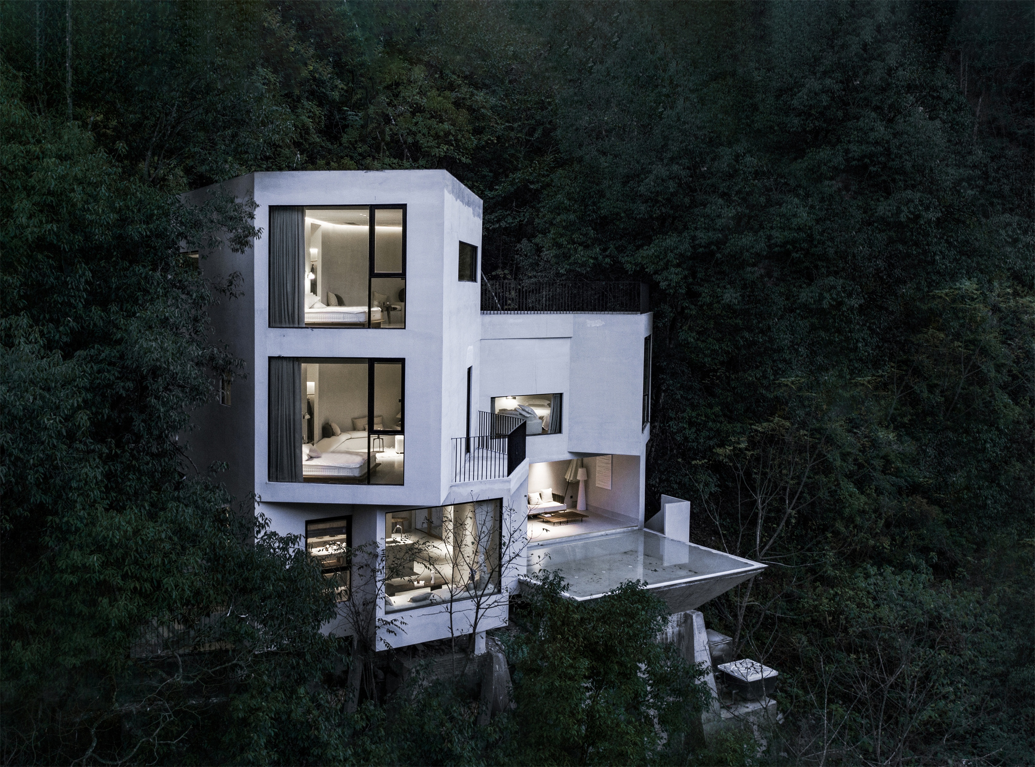 悬崖上的天空之城丨中国丽水丨美栽堂 • 筑造社-8