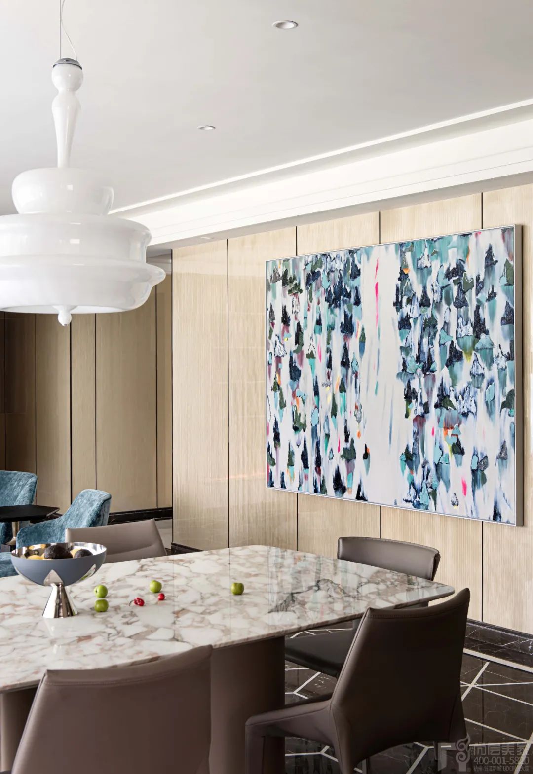 杭州信达壹品极简雅致别墅设计丨中国杭州丨尚层别墅装饰-29