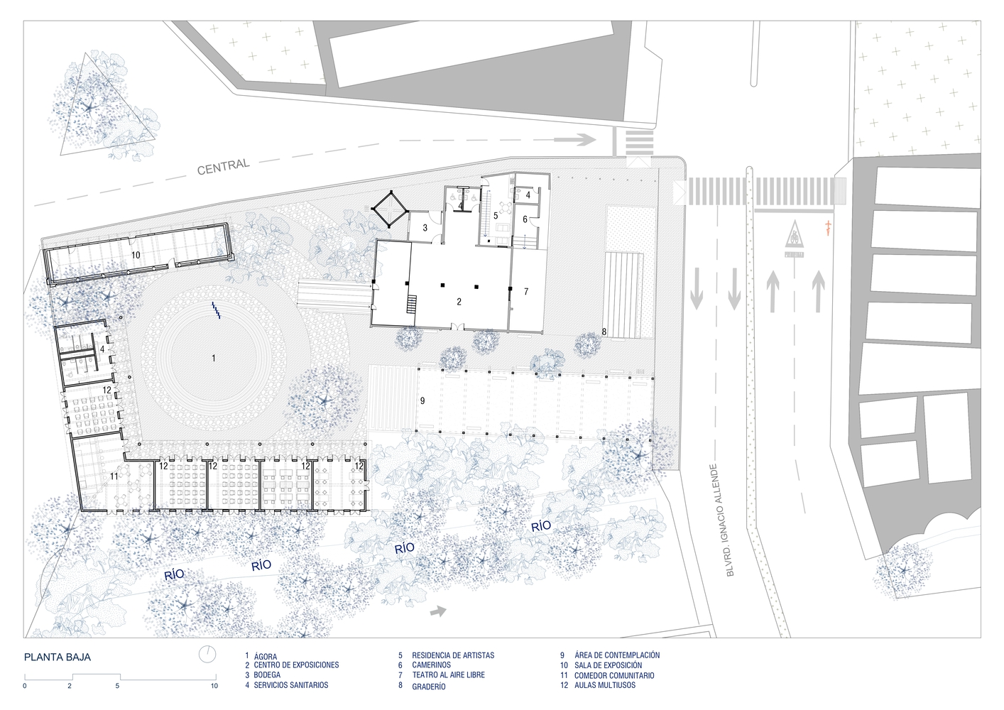 墨西哥旧市政屠宰场建设社区发展中心丨城市针灸实验室-29