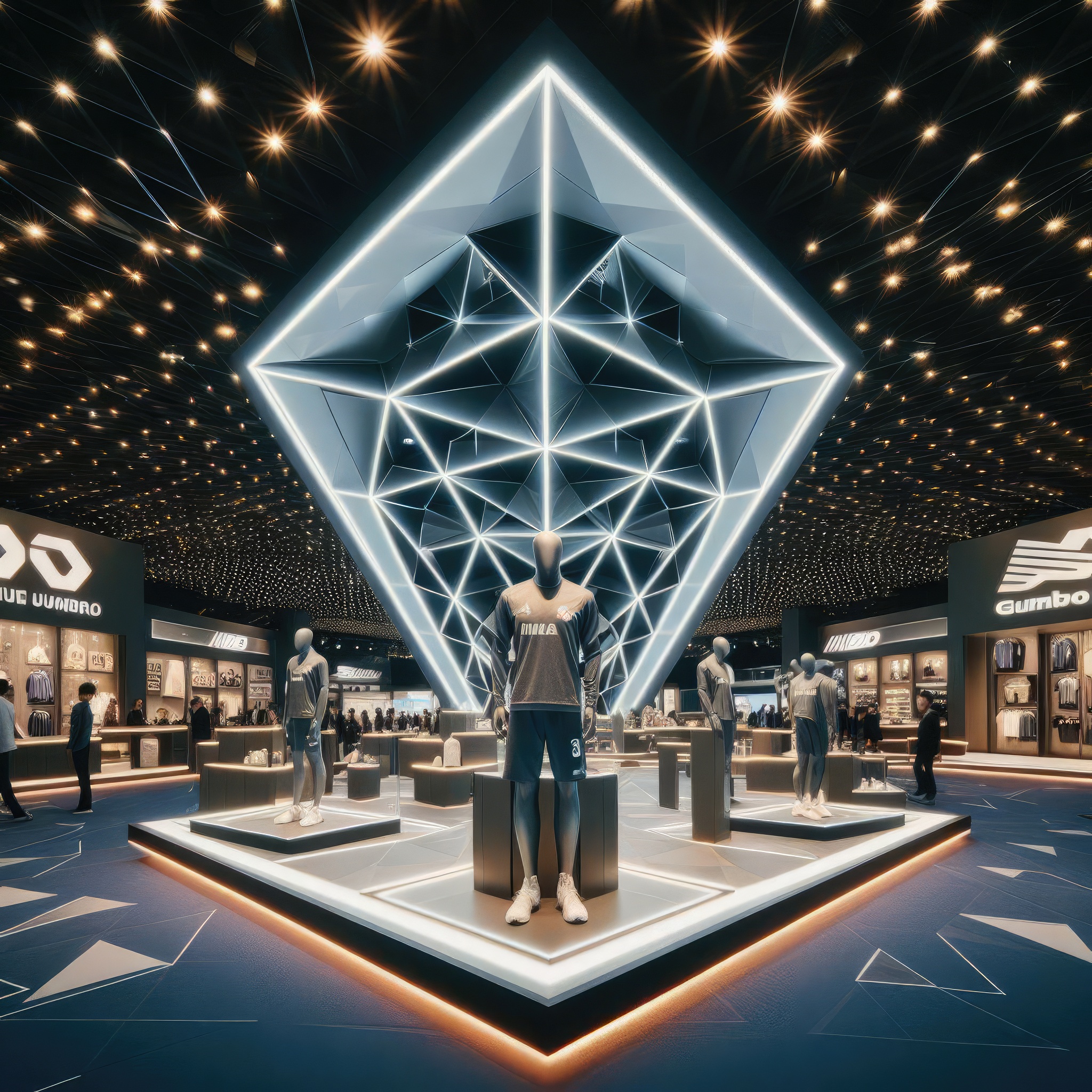 Umbro Outdoor/Indoor Store Architecture generated by Ai-17