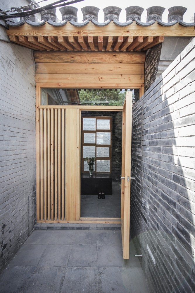 胡同画室——墙体像素化，木架结构打造连续统一视觉效果-16