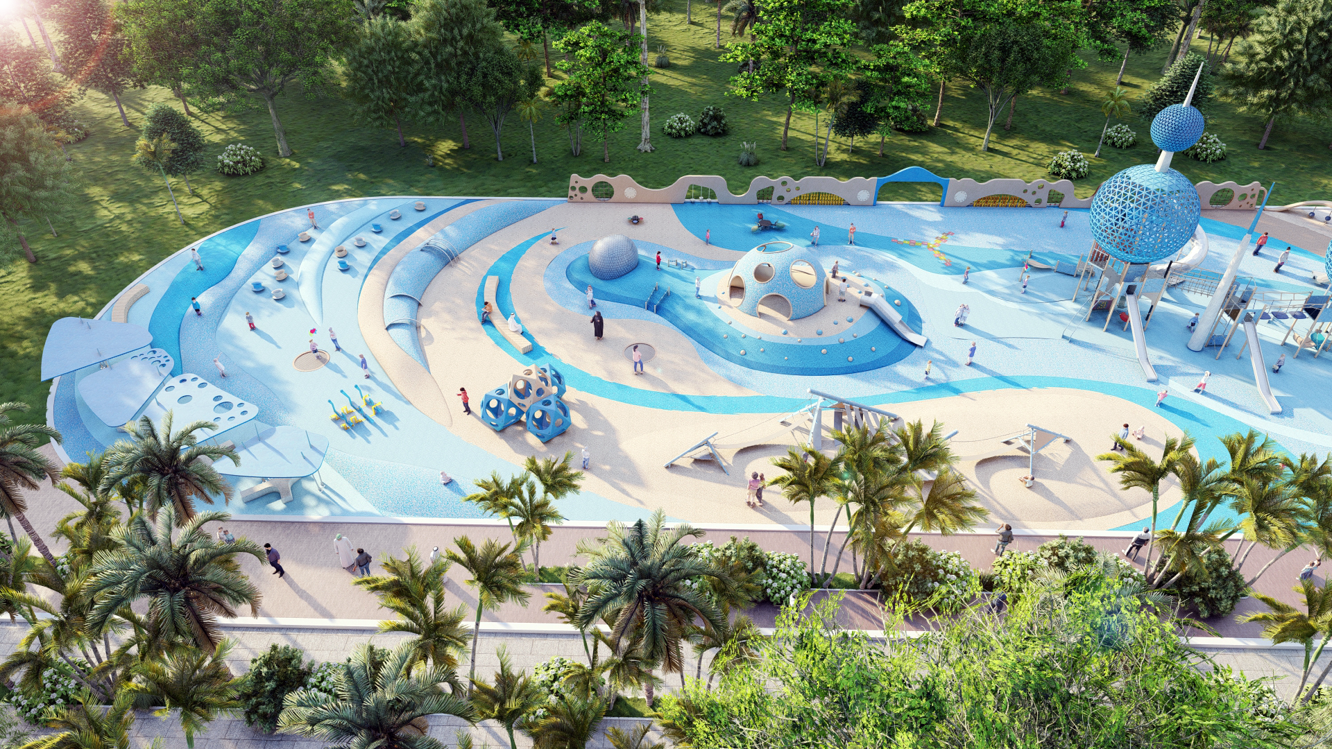 Liner Park Kuwait Architecture playground-6