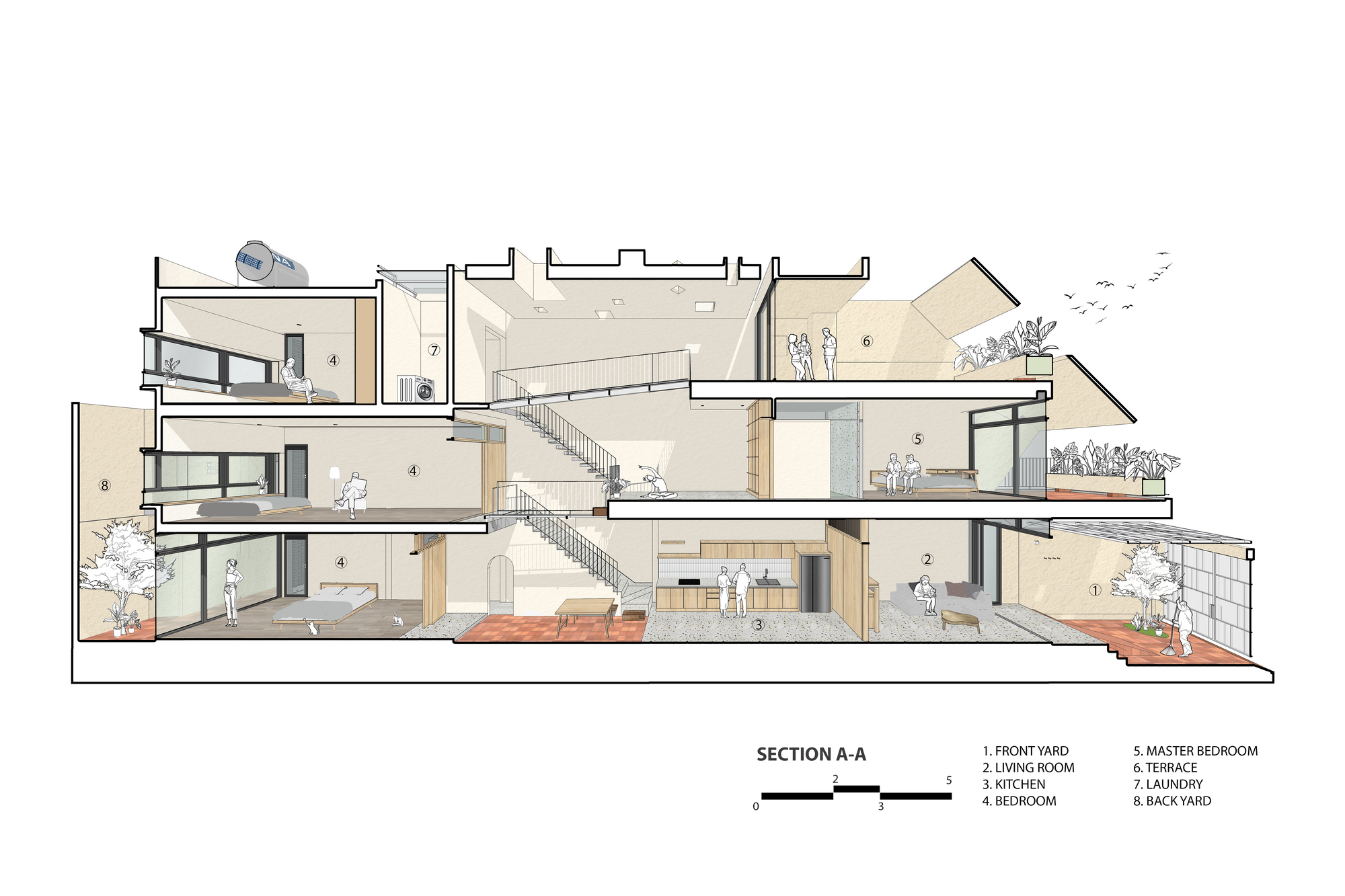 3x30 Introverted House / dmarchitects-27