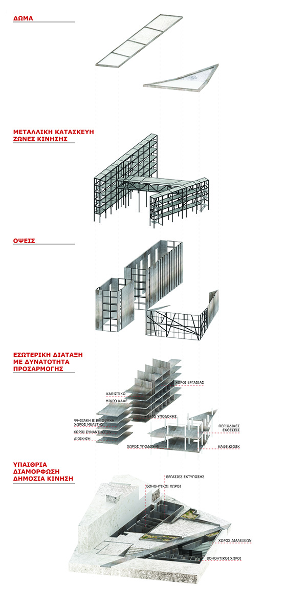 Articles - ΔΙΠΛΩΜΑΤΙΚΕΣ - ΕΡΓΑΣΙΕΣ - Συμμετοχες 2015 - 180.15 Κτίριο γραφείων και πολυχώρος για νέους αρχιτέκτονες και καλλιτέχνες-4