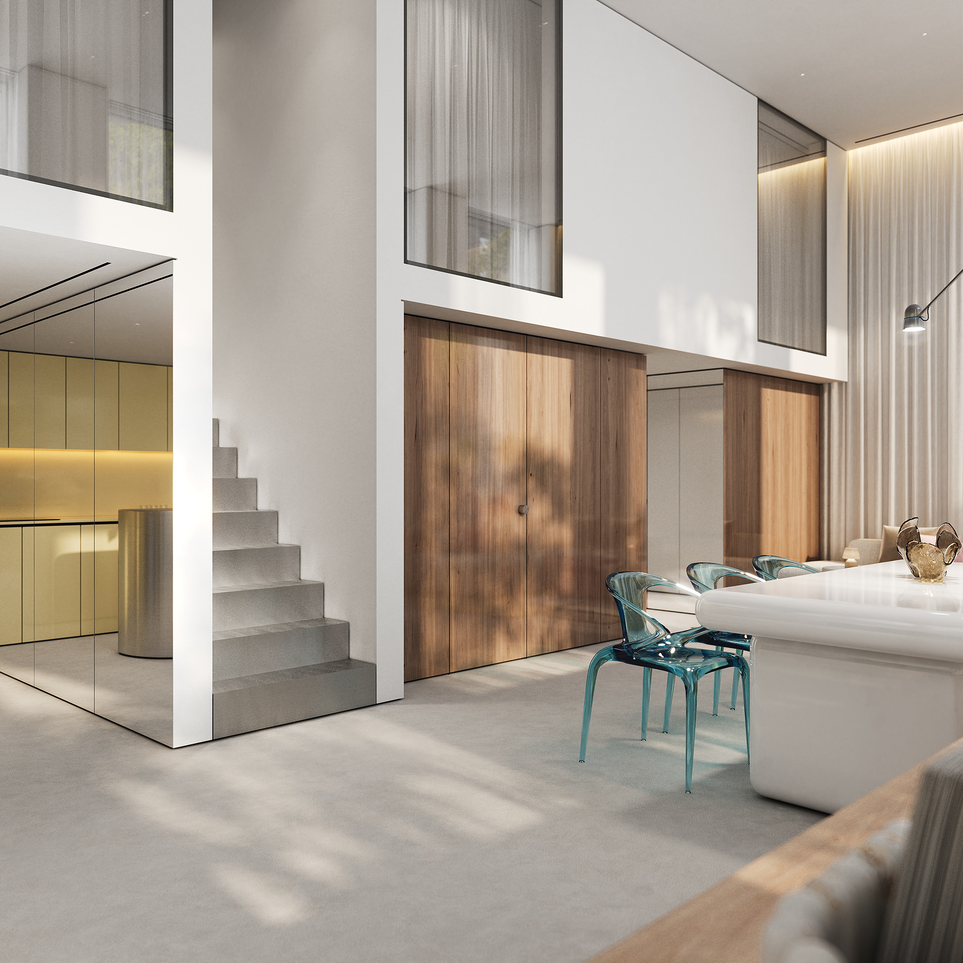 Duplex apartment, 113-13