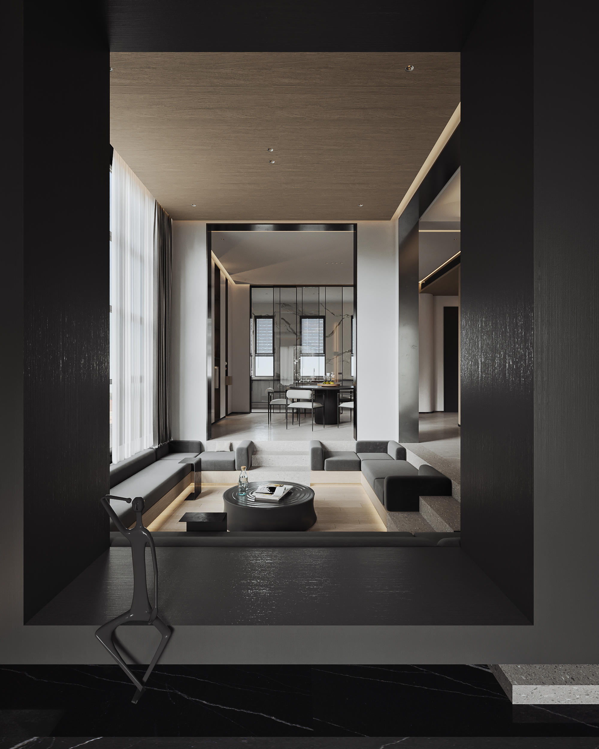 现代极简别墅-39