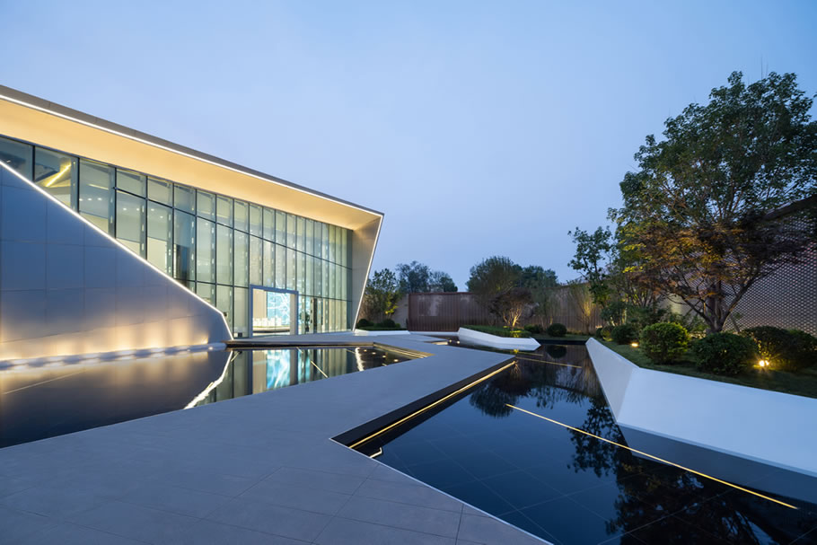 天津上实仰山 · 光影交错的现代景观设计丨中国天津-25