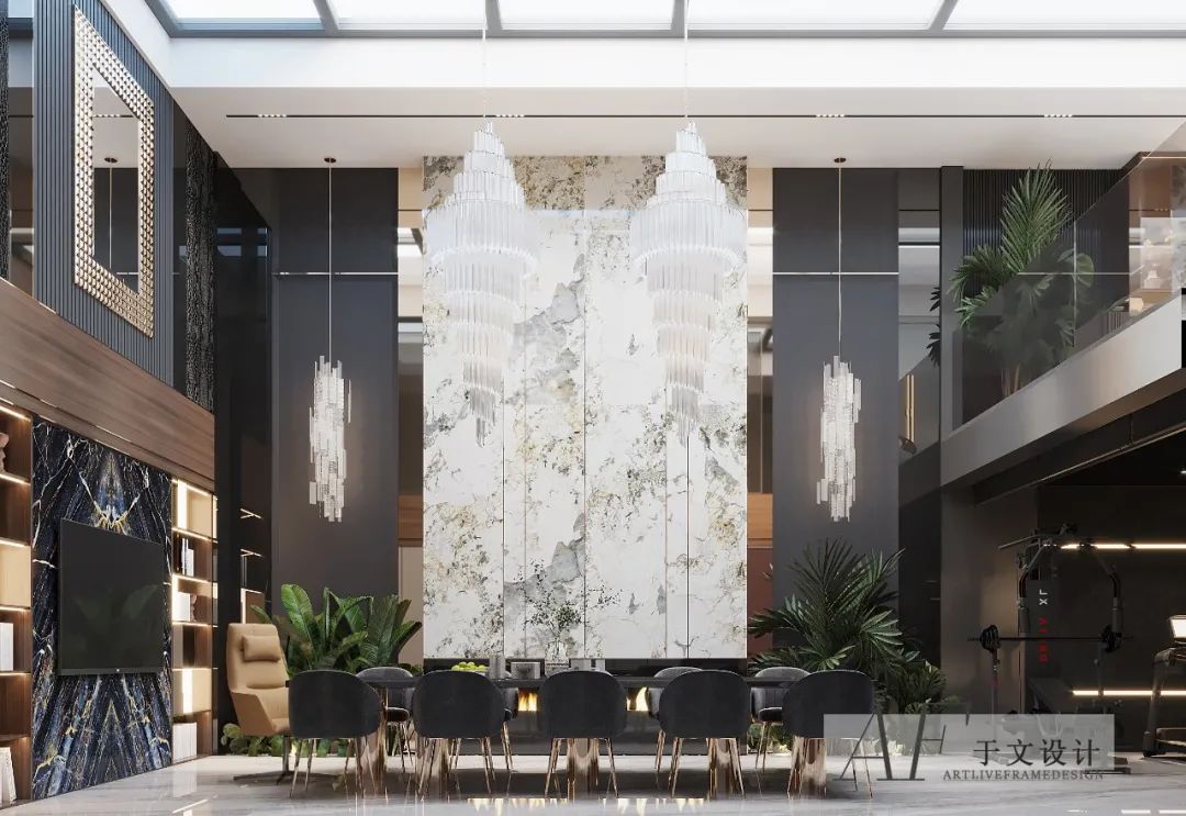 龙湖·舜山府轻奢叠墅丨中国沈阳丨于文建筑装饰设计工作室-33