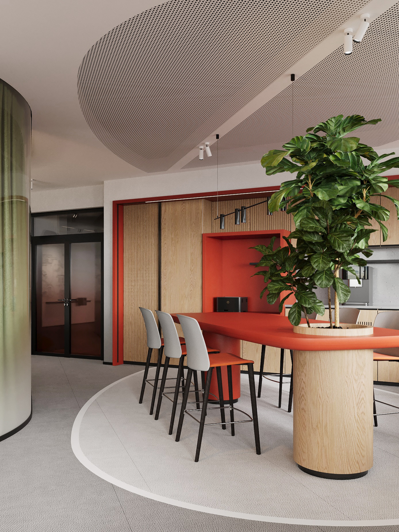 IT 公司多功能办公空间设计项目丨俄罗斯圣彼得堡丨Архитектурное бюро ZARYA-24