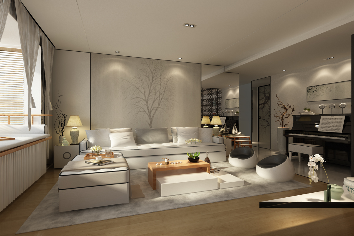 新中式 中式古典 奢华家装别墅样板房-11-22