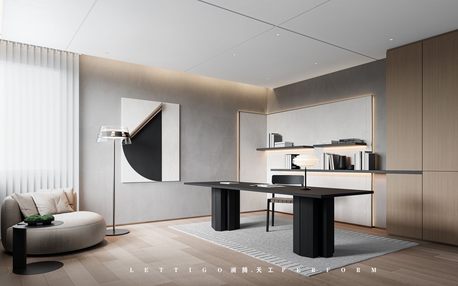 现代简约别墅，以纯粹面对生活-4