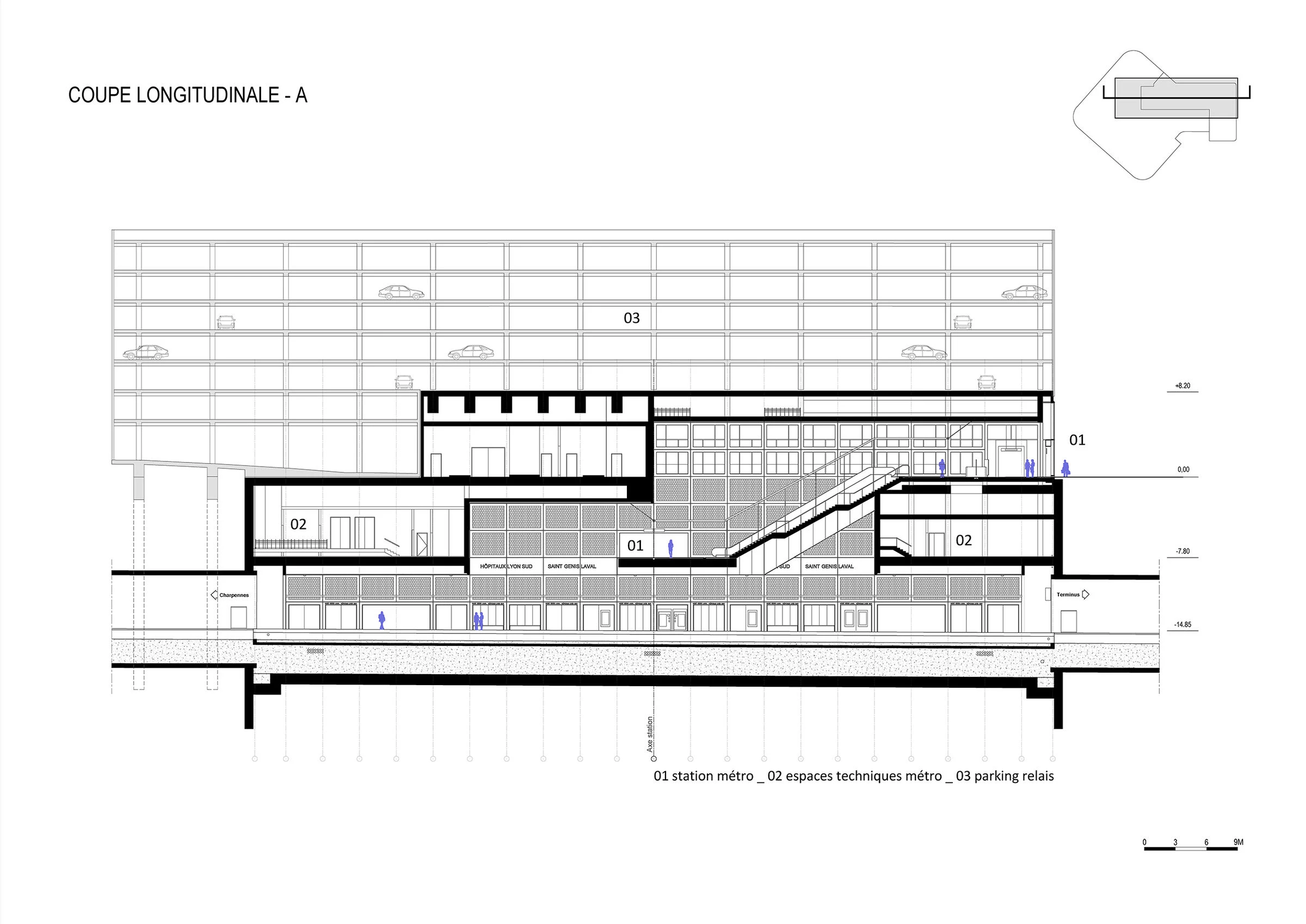 Station HLS 地铁站丨法国里昂丨AZC Atelier Zündel Cristea-40