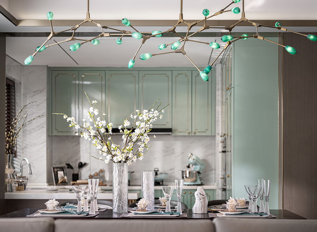 蓝光·雍锦湾中式雅奢样板房，演绎现代东方美学-35