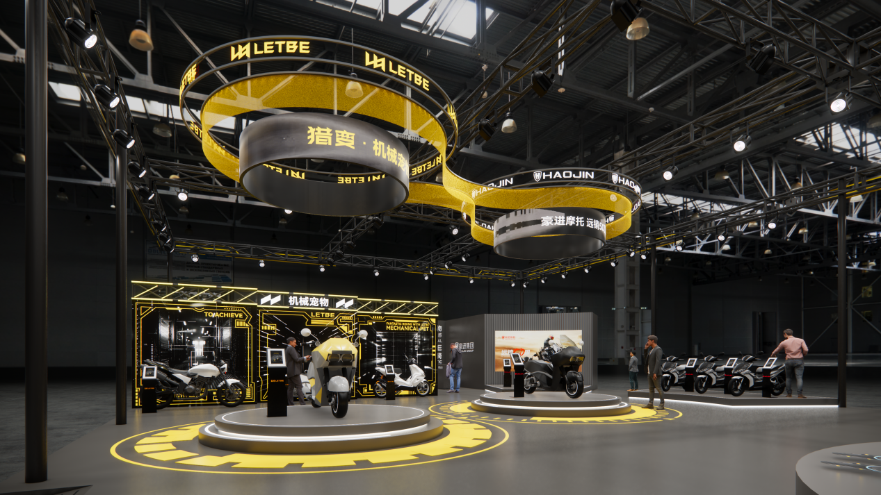 重庆猎变摩托车展快闪展台设计丨中国重庆丨肆墨（深圳）设计顾问有限公司-26