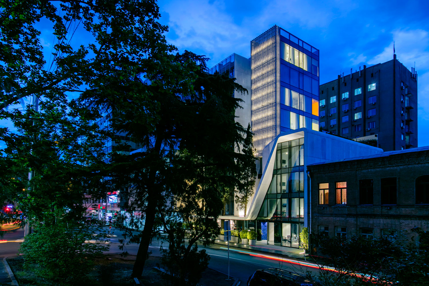 Stylish Hotel Located in Tbilisi, Georgia with a Sleek and Sophisticated Interior-38