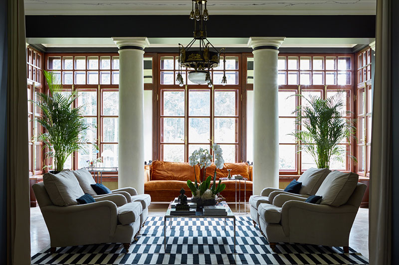 莫斯科设计师 Katerina Lashmanova 的豪华混搭之家-7