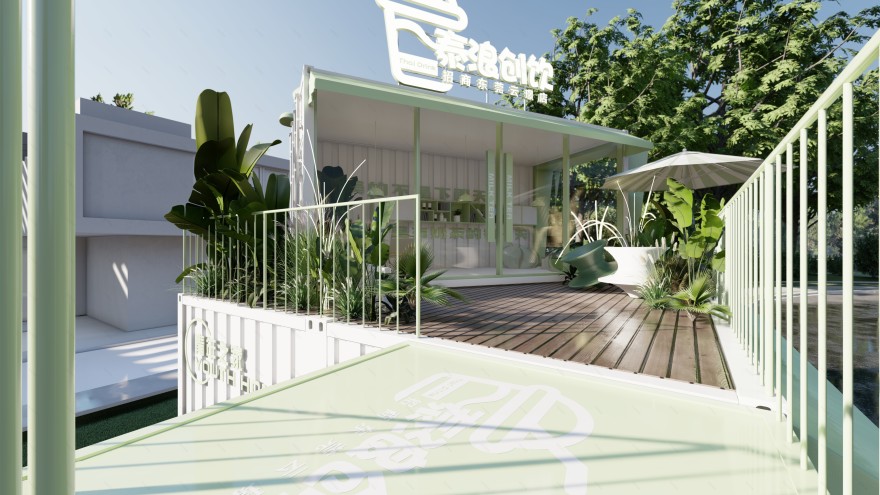 集装箱咖啡馆设计丨泰浪云景-33