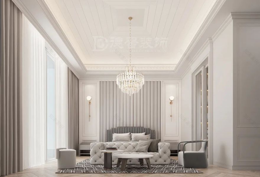 现代法式别墅设计,打造丰富空间层次-64