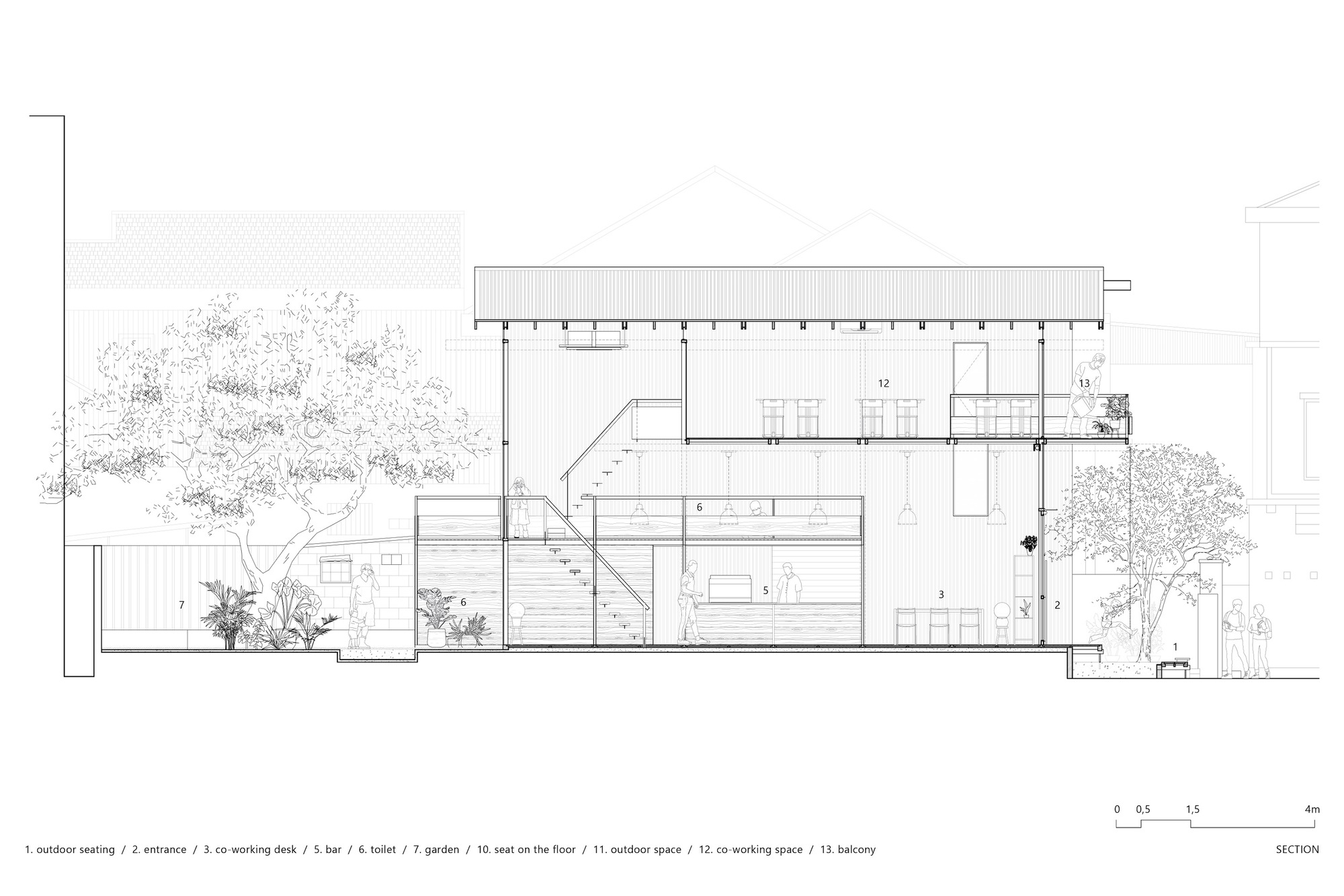 Ton Corner 咖啡店丨越南丨TON Architects-21