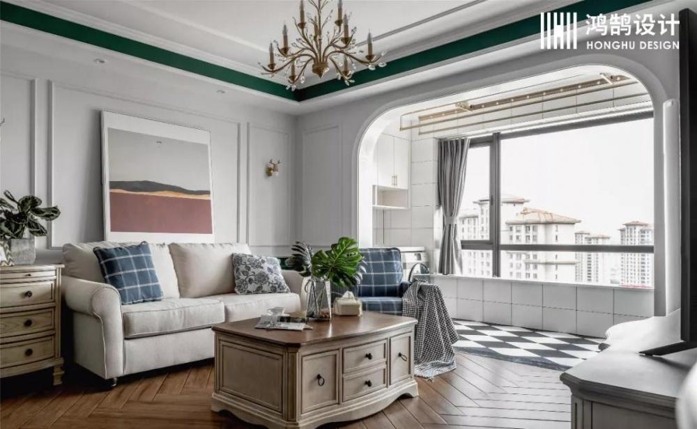 芜湖鸿鹄设计 · 美式婚房 · 国贸天琴湾 · 100 平-8