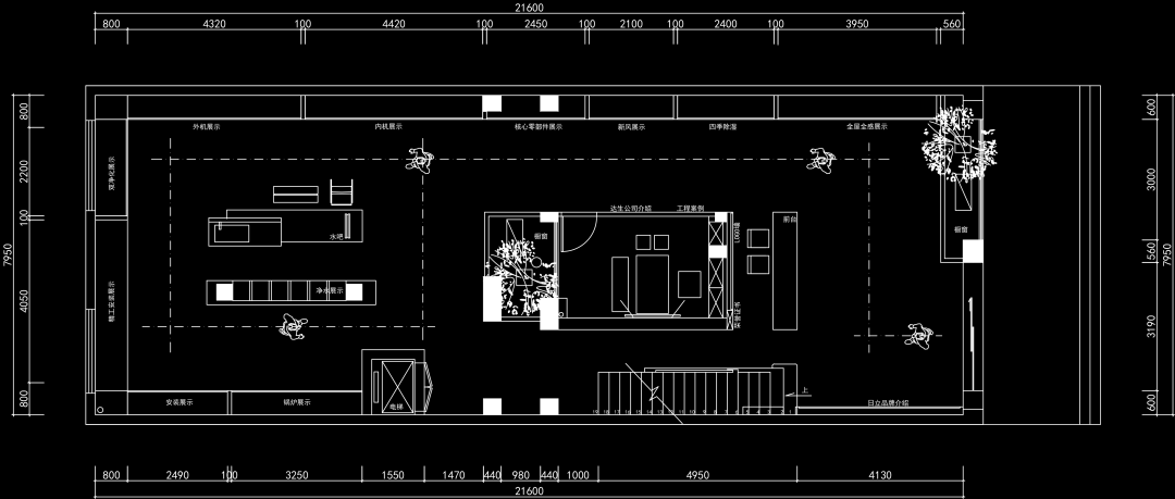 630m²河北燕郊达生电器日立展厅丨周笙笙展厅设计-1