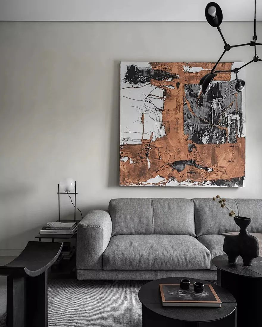 65㎡深色公寓设计丨Svetlana Herzen-10