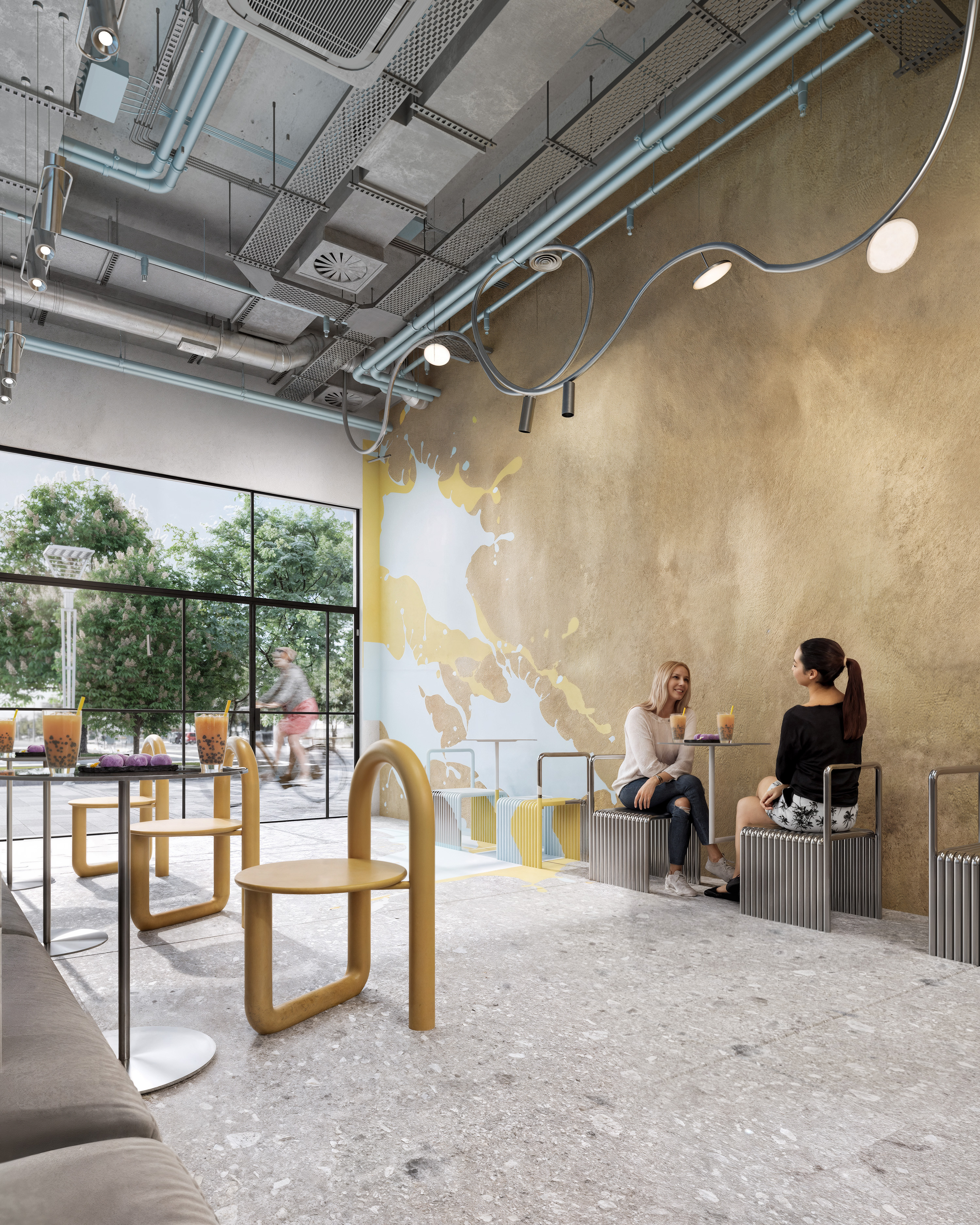 BOO奶茶店丨卡塔尔多哈丨A  Plus Studio-9