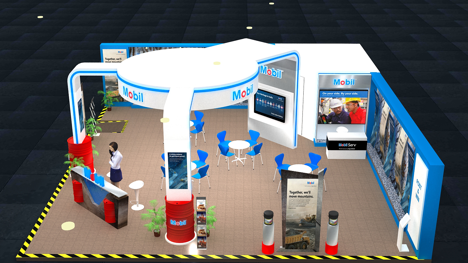 EXXON MOBIL STAND 8TH IME 2019 WEST BENGAL-4