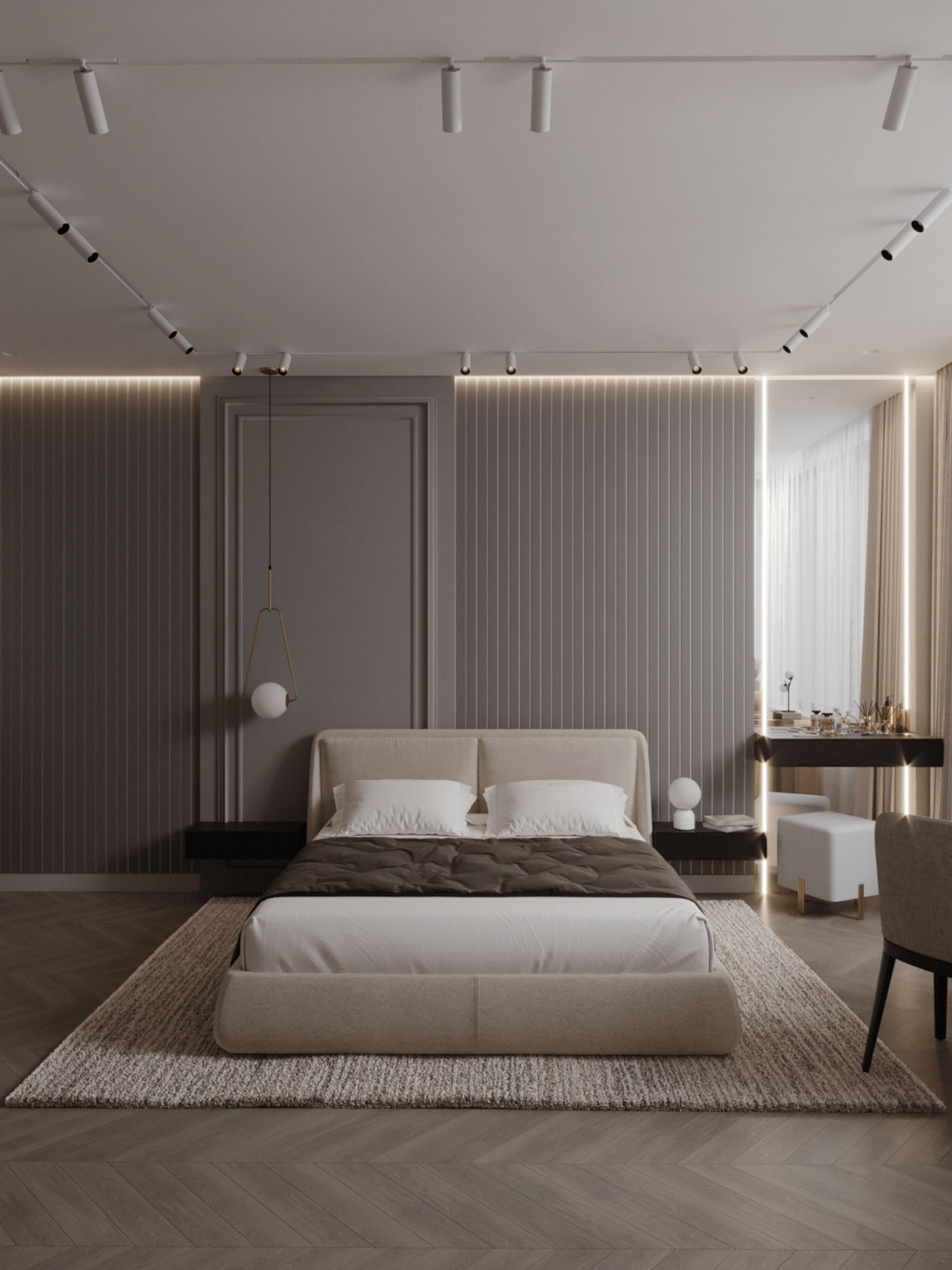 90㎡ 白色系空间设计-11