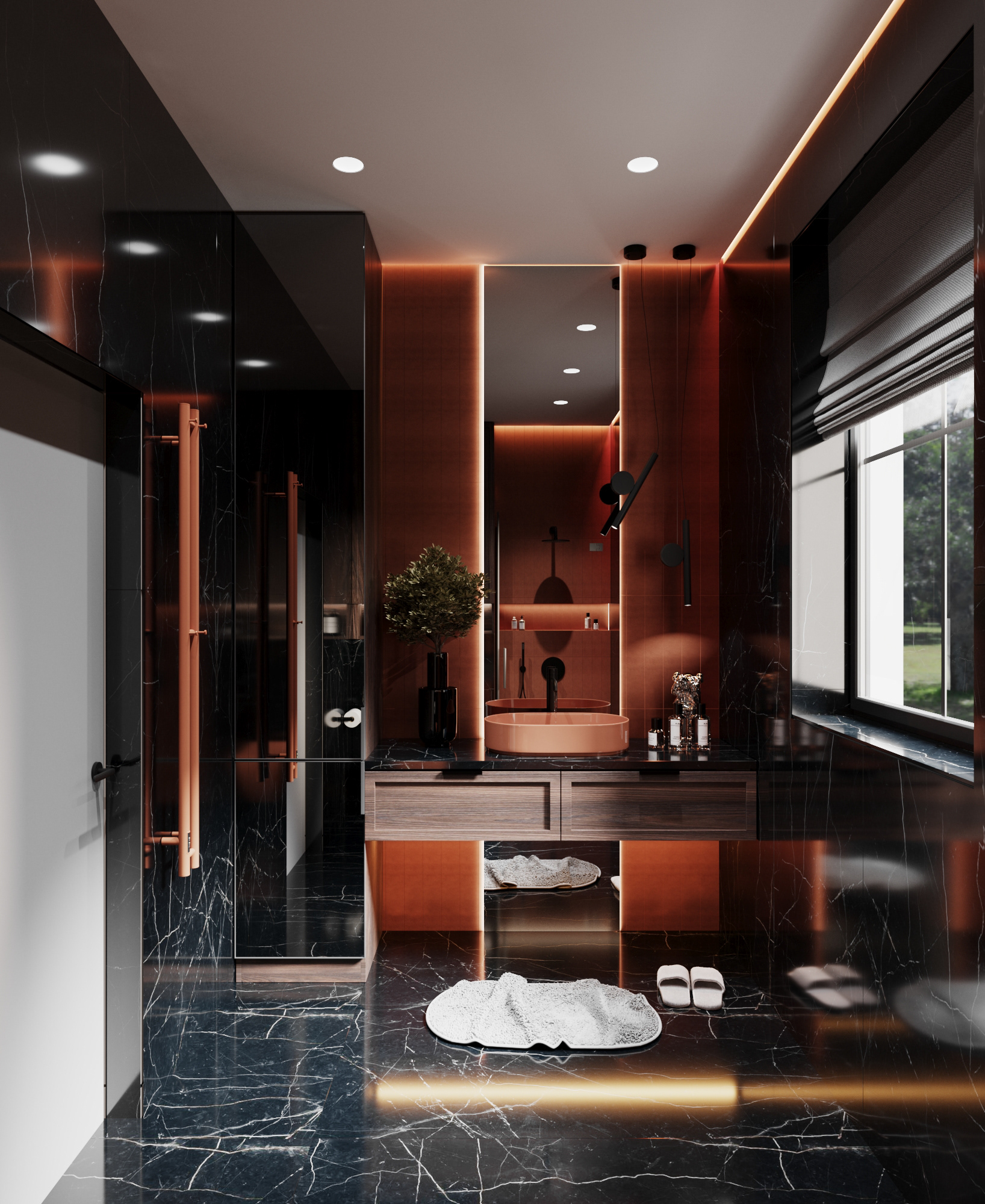 青少年男孩的卧室和浴室丨Kateryna Pik-17