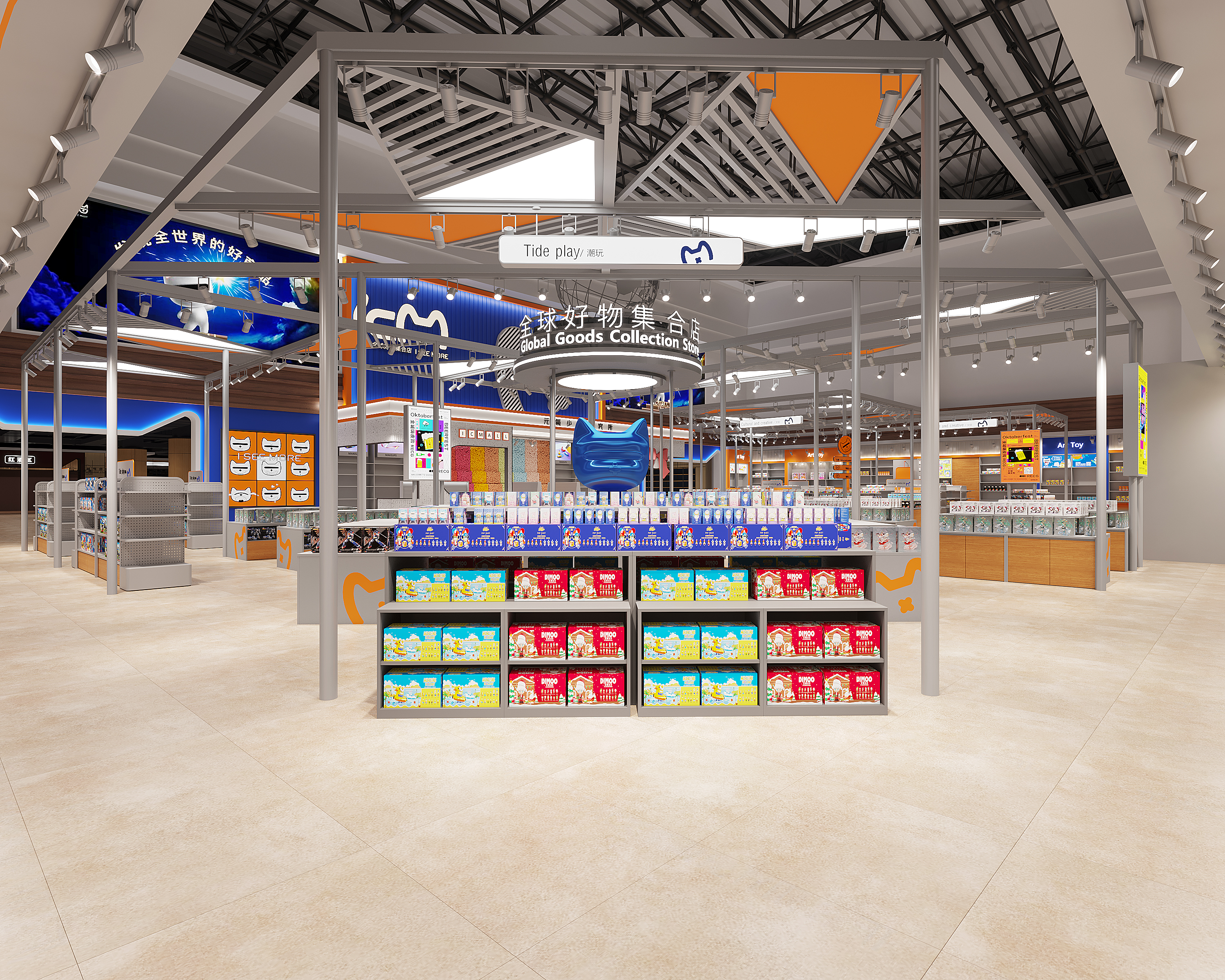 爱喜猫全球好物集合店设计丨中国浙江丨三景装饰-10