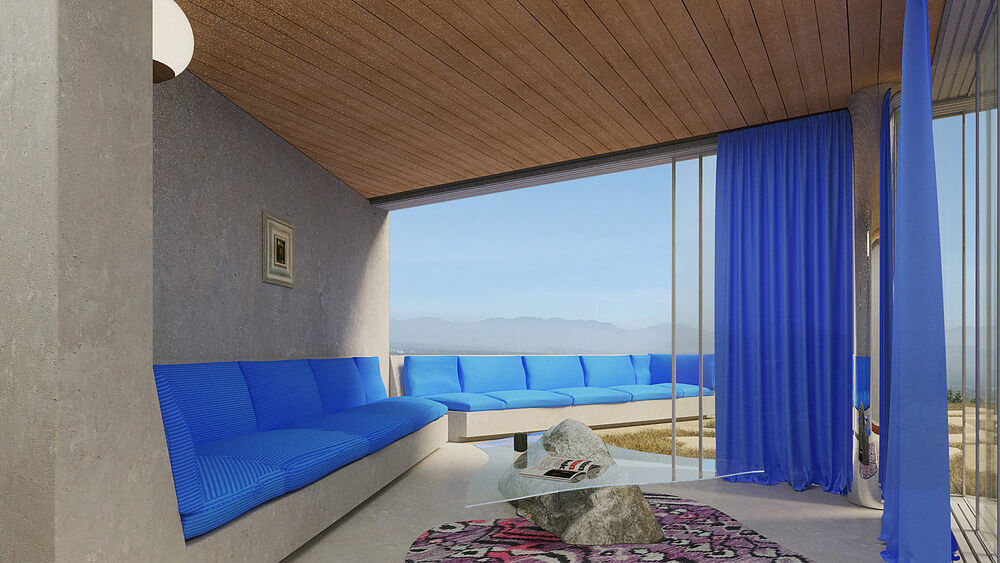 带泳池屋顶的混凝土住宅丨美国洛杉矶丨Charlap Hyman & Herrero-10