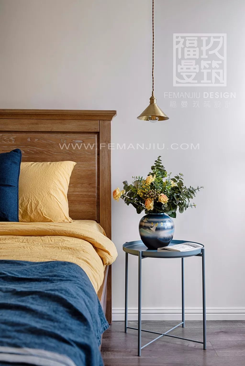 重庆鲁能领秀城 74 平米小美式北欧混搭风家居设计-34