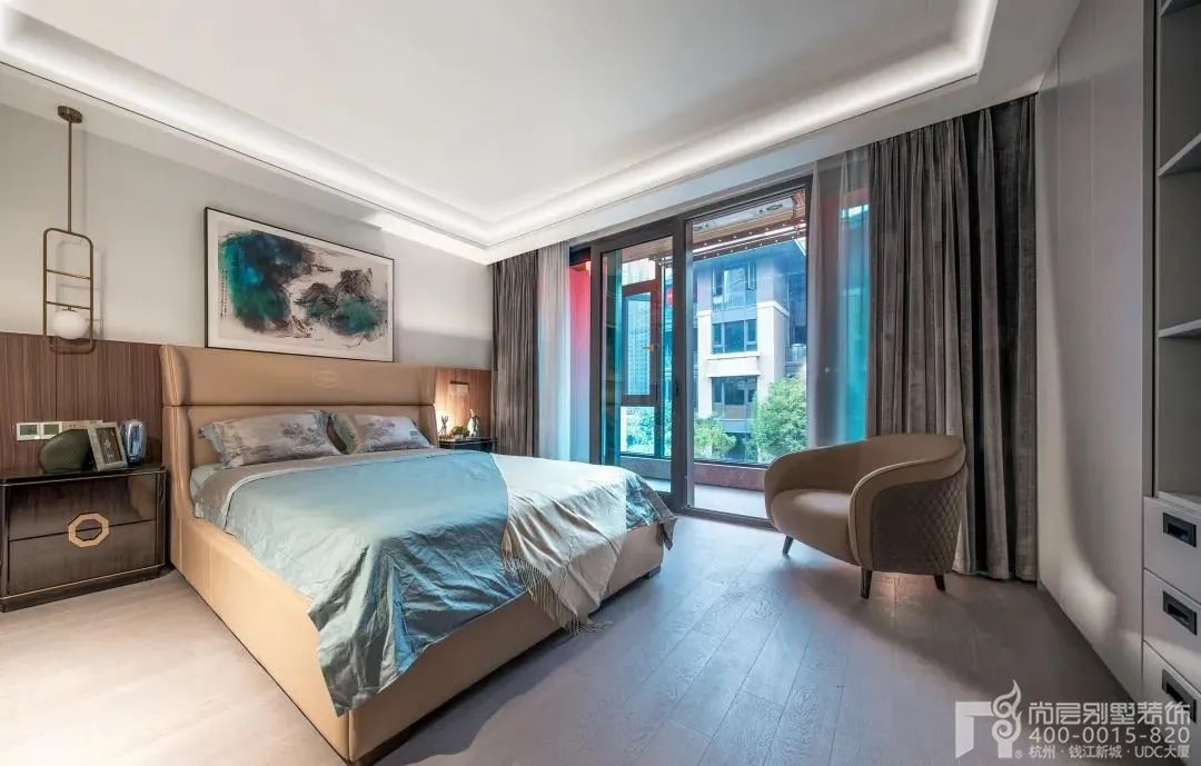 450㎡淡雅新中式别墅设计丨尚层别墅装饰-33