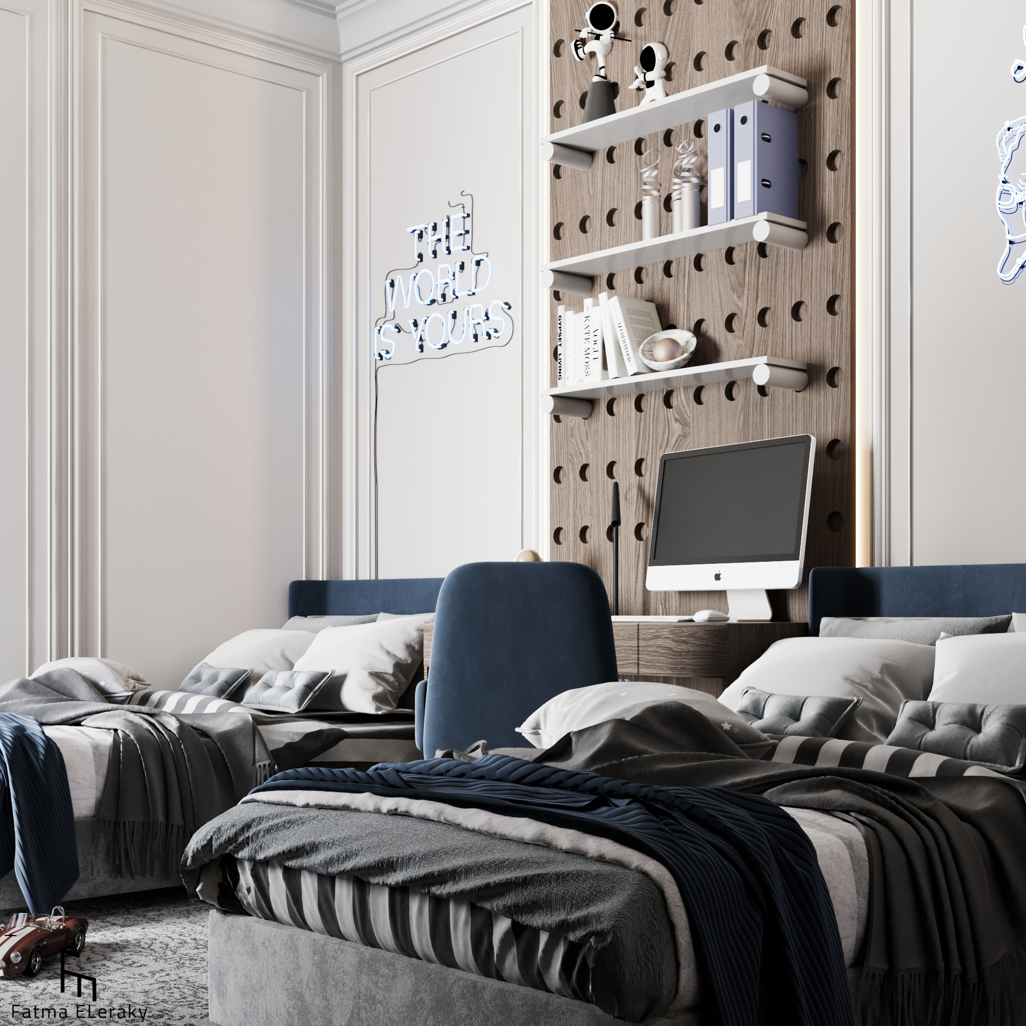 男孩卧室设计-7