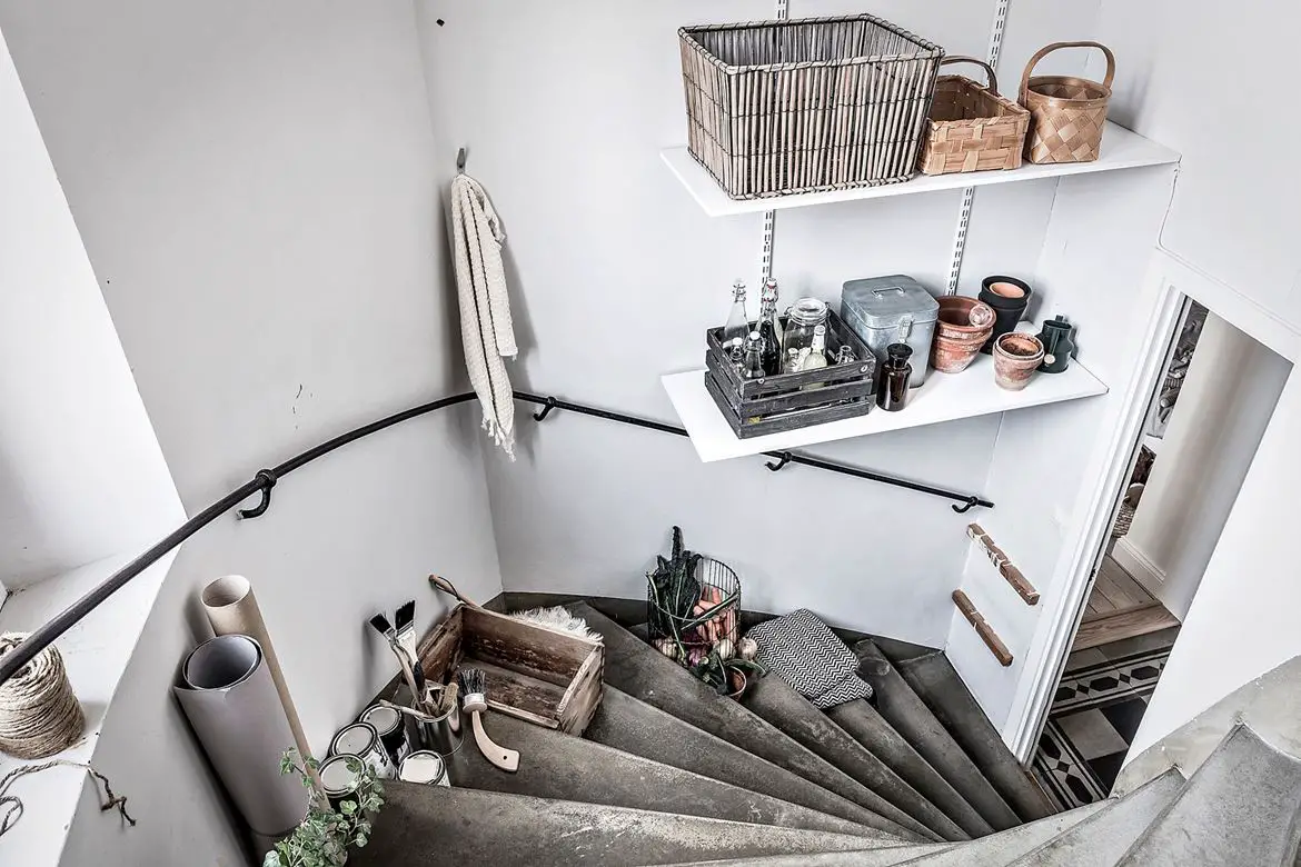 瑞典 113 平米中性色调家庭公寓-16