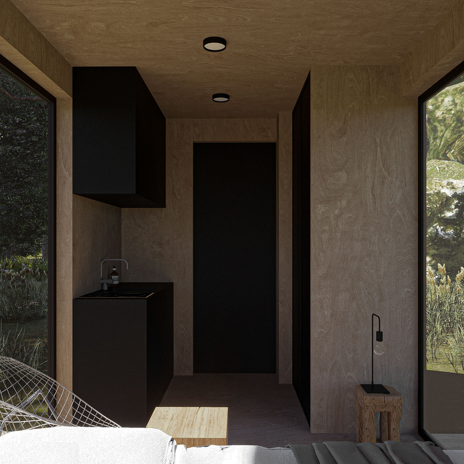 Container Cabin - Interior design-3